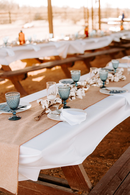 Desert Western Wedding- table