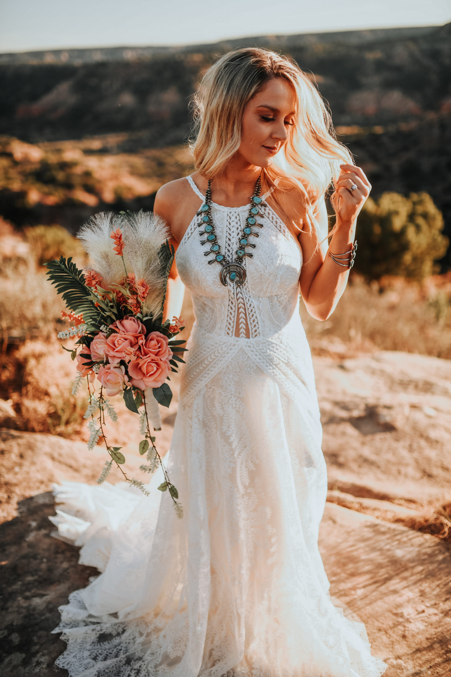 Traditional Aztec Wedding Dress