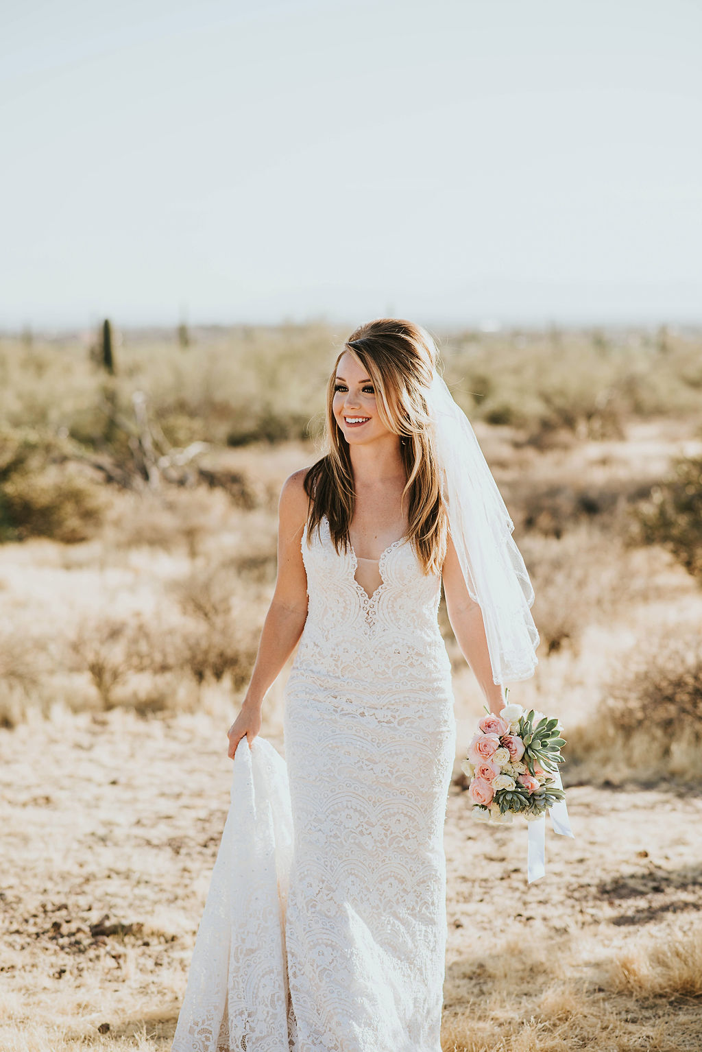 Desert Elopement | Kasey + Cutter - westernweddingmagazine.com