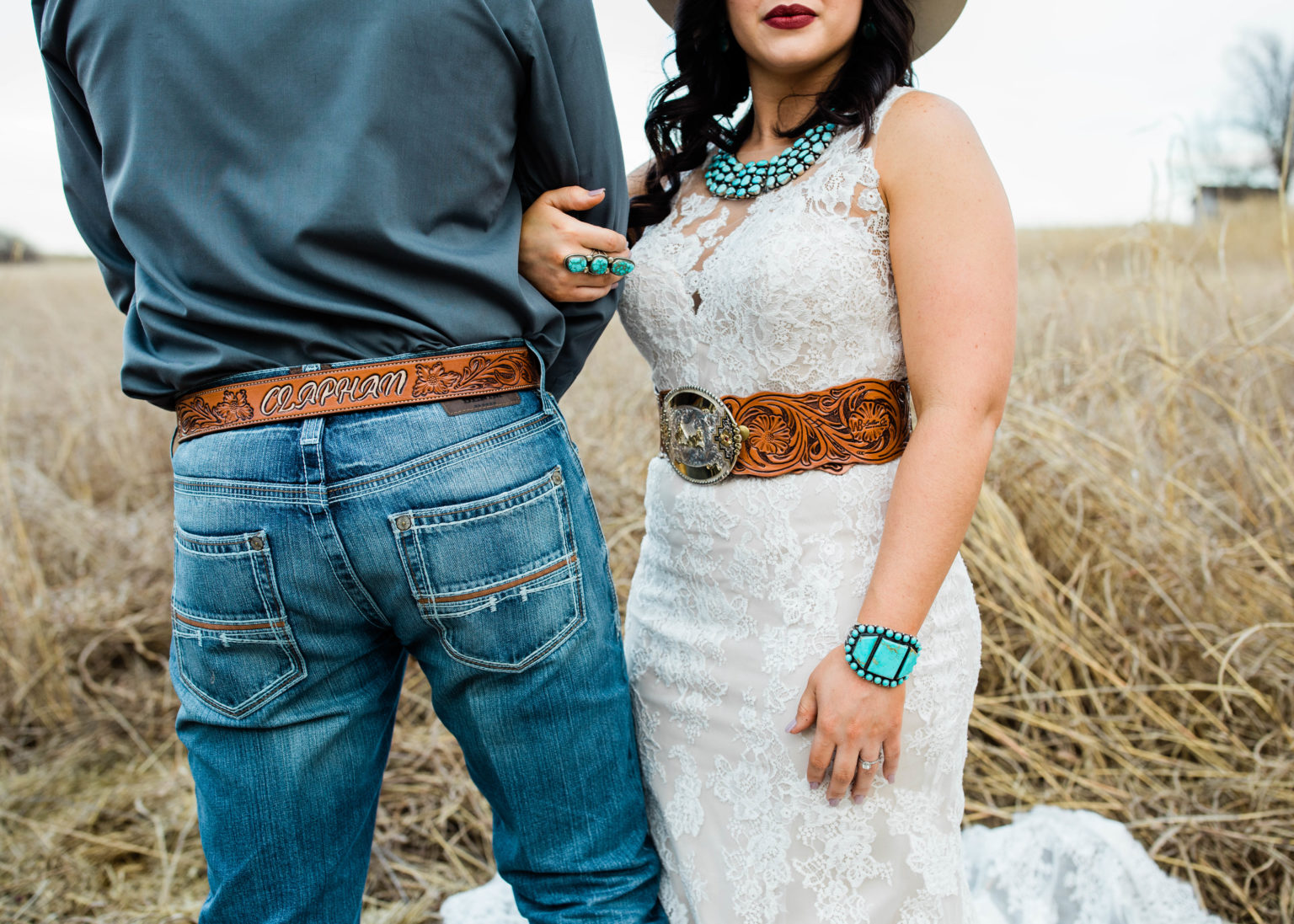 Whiskey Bound Leather Co. Bridal Styled Shoot